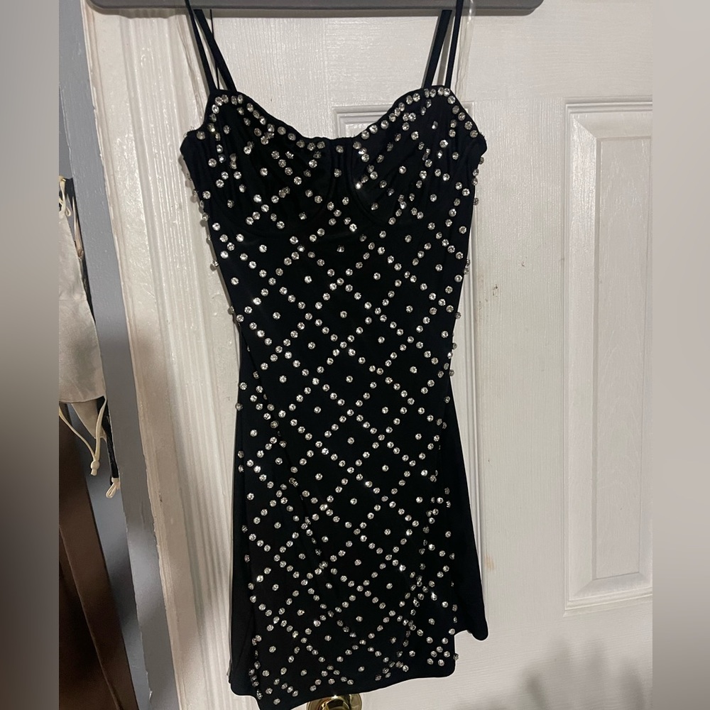 Sparkling mini birthday dress